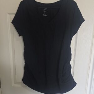 Paisley Sky Women's Black Short Sleeve Tee